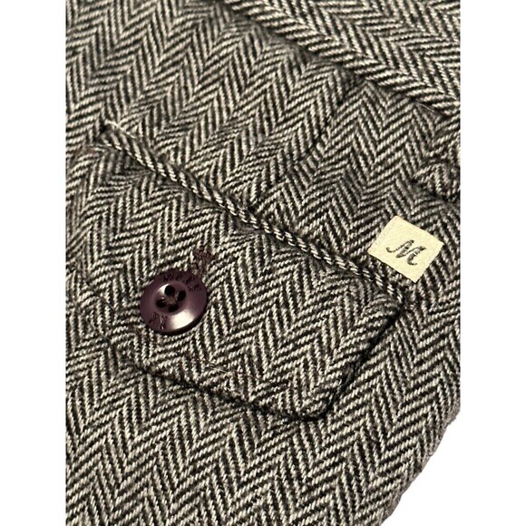 Mexx Boy's Gray  Dress Pants size 4t Wool Blend Brown/tan Checkered Lined - Picture 6 of 6